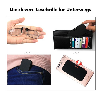 Mini Lesebrille – Smart. Kompakt. Immer dabei.